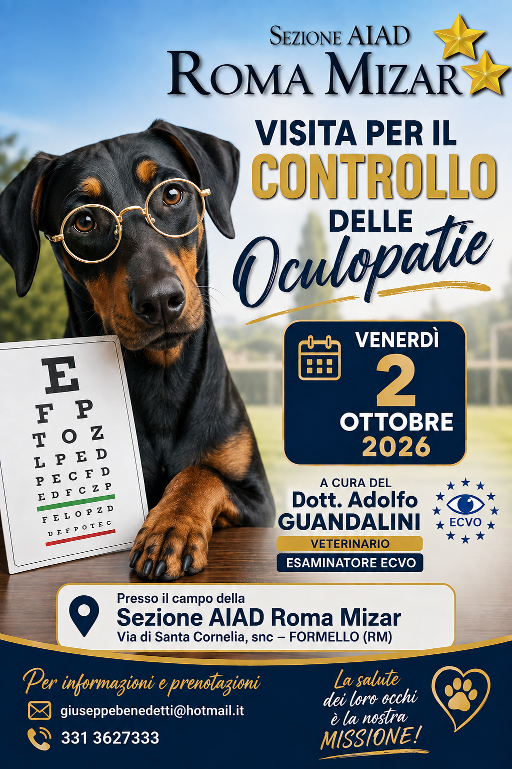 Visita per il controllo delle oculopatie